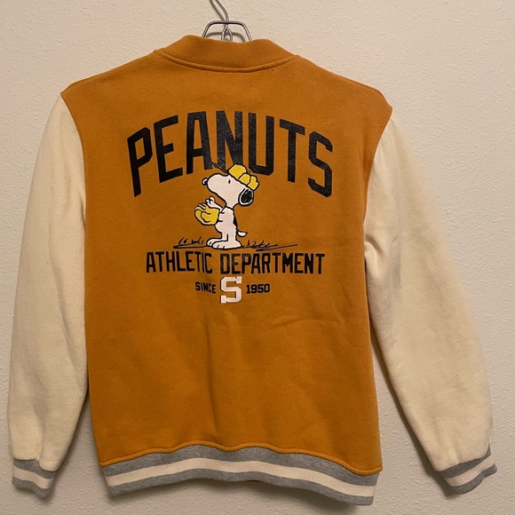Zara Jackets & Coats Zara Peanuts Snoopy Sporty Jacket Sz 112 Youth